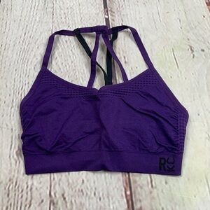 Kenneth Cole reaction purple low impact sports bra